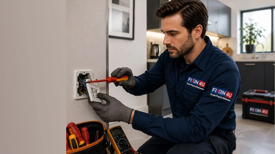 Electrical tools and fittings representing Fixin4u electrical services