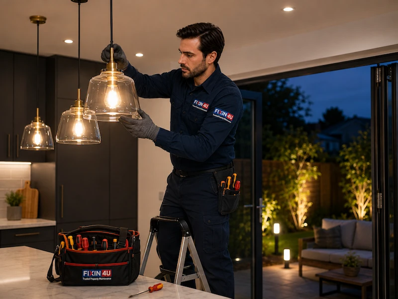 Indoor and outdoor lighting service